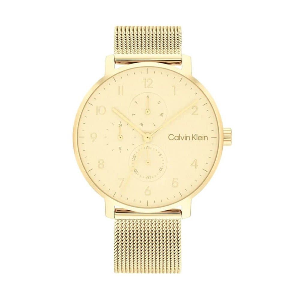Γυναικείο Ρολόι Calvin Klein Stun 25200403 – Χρυσό Μπρασελέ από Ανοξείδωτο Ατσάλι, Κάσα 40mm