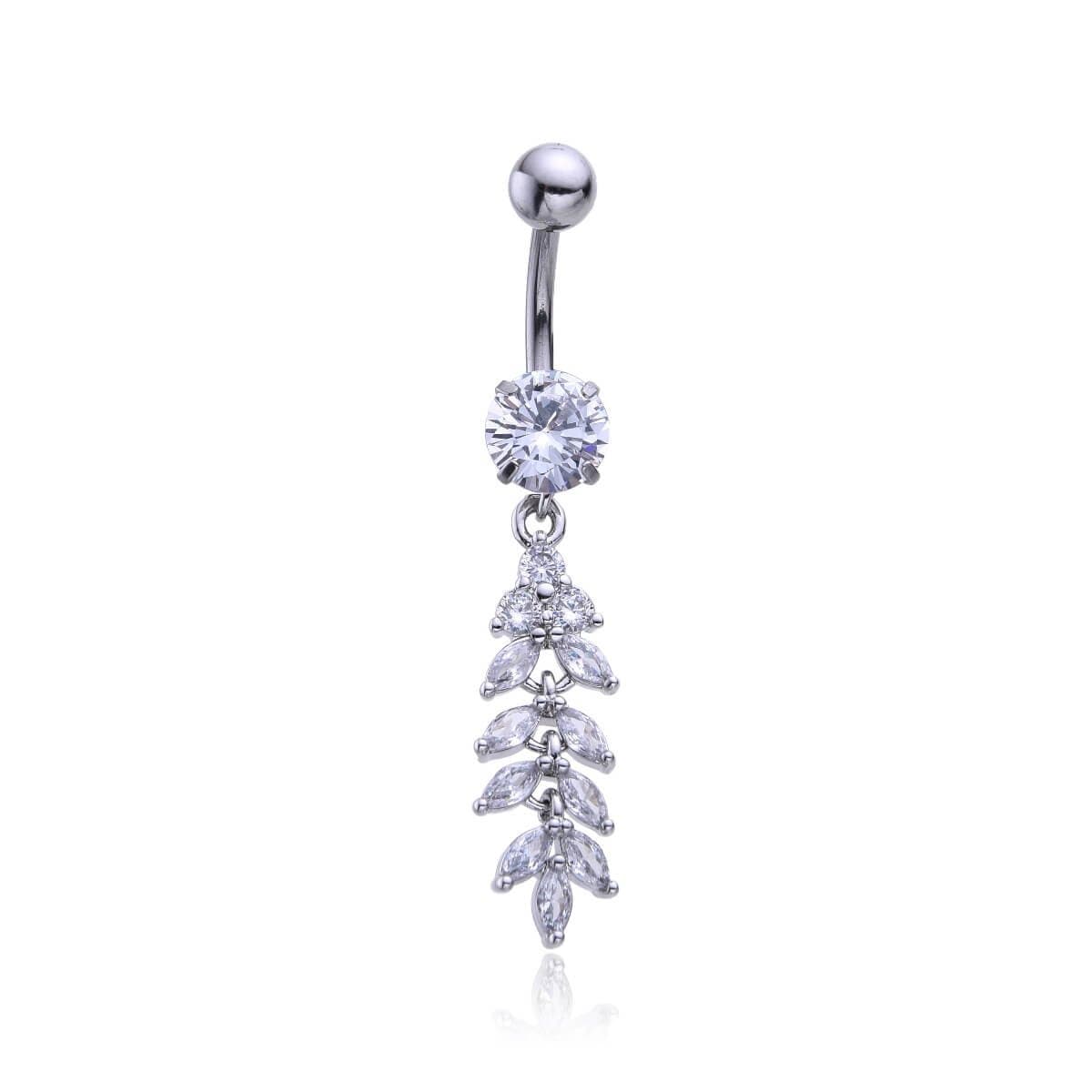 Belly Ring με ζιργκόν - Κλαδί