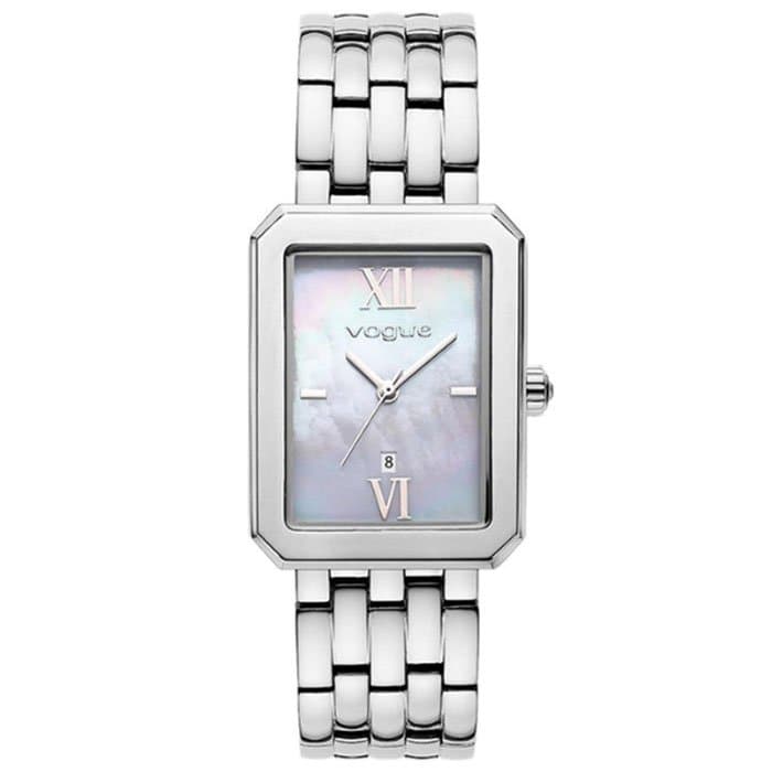 Γυναικείο Ρολόι VOGUE Octagon 2020613781 – Ατσάλινο Μπρασελέ, Καντράν Φίλντισι, 34x26mm
