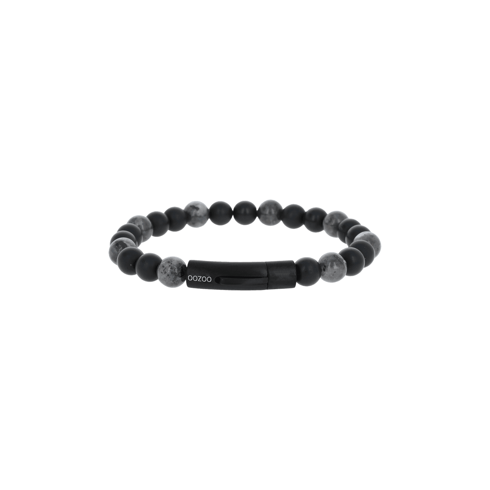Βραχιόλι Ανδρικό OOZOO Black Onyx & Flashstone — SB-1069-195