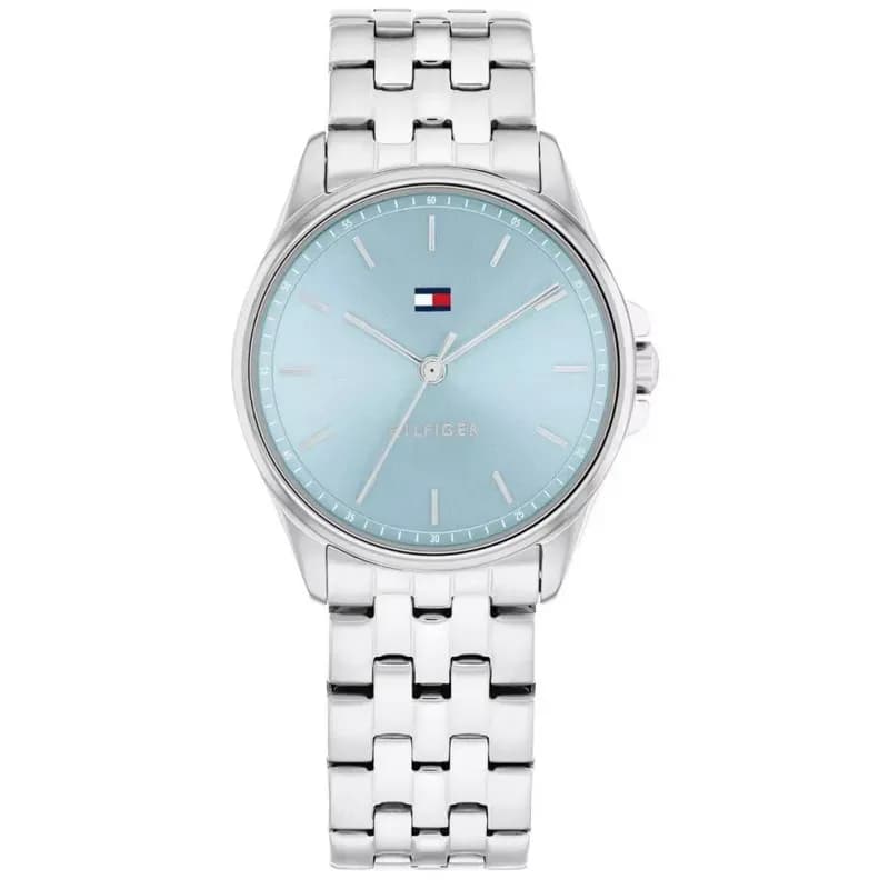 Γυναικείο Ρολόι Tommy Hilfiger Jade 1782771 – Ασημί Ατσάλινο Μπρασελέ, Μπλε Καντράν 30mm