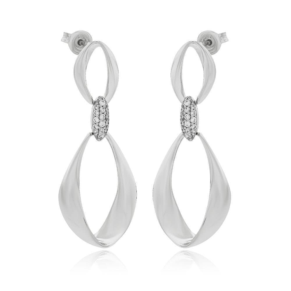 Κομψά Κρεμαστά Σκουλαρίκια Silver 925